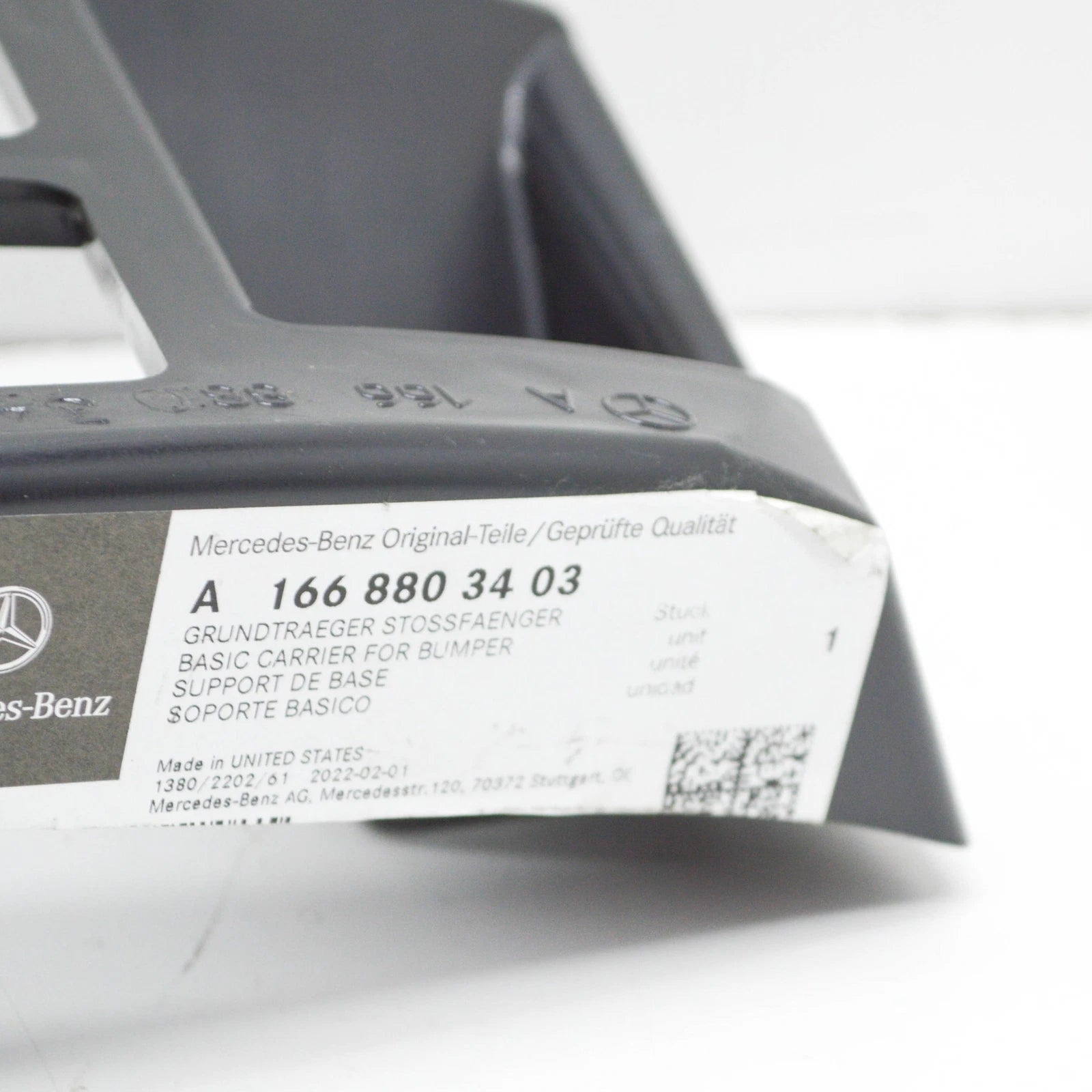 NEW MERCEDES-BENZ ML W166 REAR BUMPER RIGHT BASIC MOUNTING A1668803403 ORIGINAL