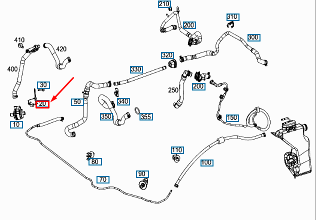 new mercedes-benz c w205 amg circulation pump bracket a2055015020 original