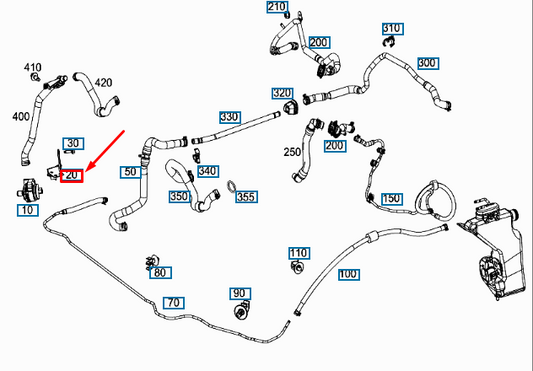 new mercedes-benz c w205 amg circulation pump bracket a2055015020 original