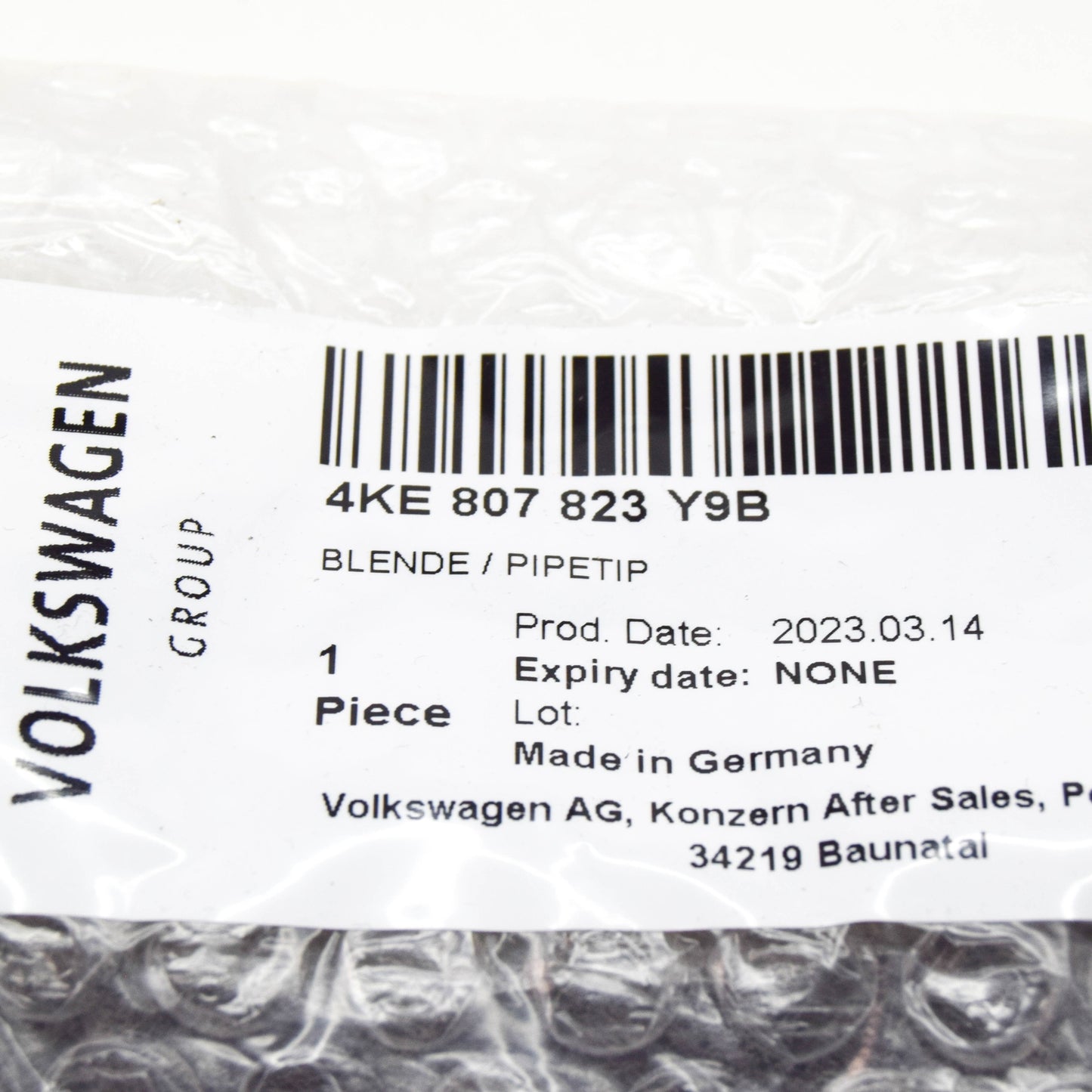 new audi e-tron sportback gea front bumper left trim 4ke807823y9b original