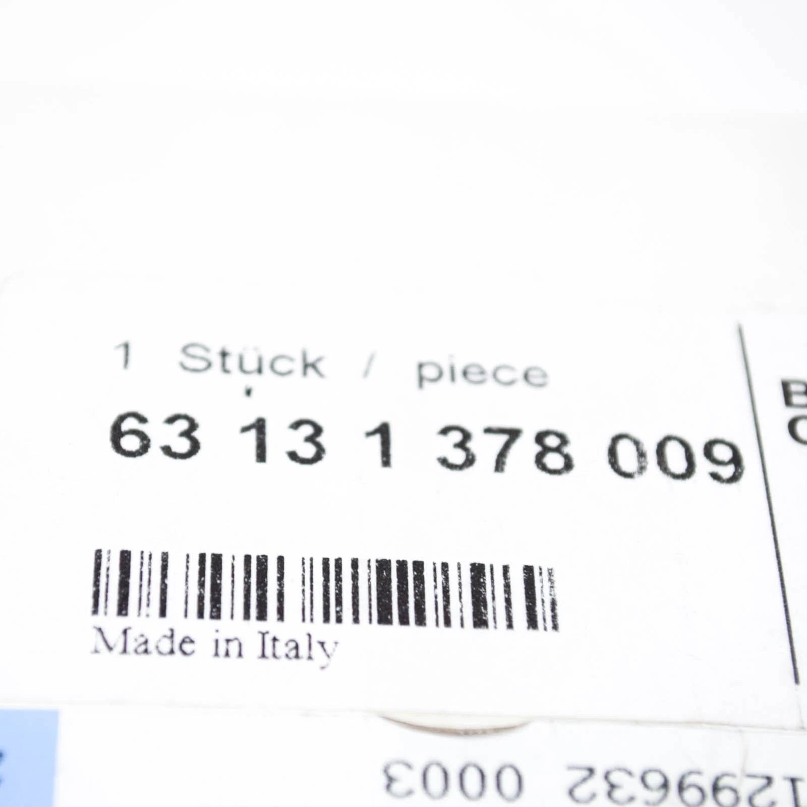 NEW BMW 7 E32 LEFT SIDE ADDITIONAL TURN CORNER LIGHT LAMP 63131378009 ORIGINAL