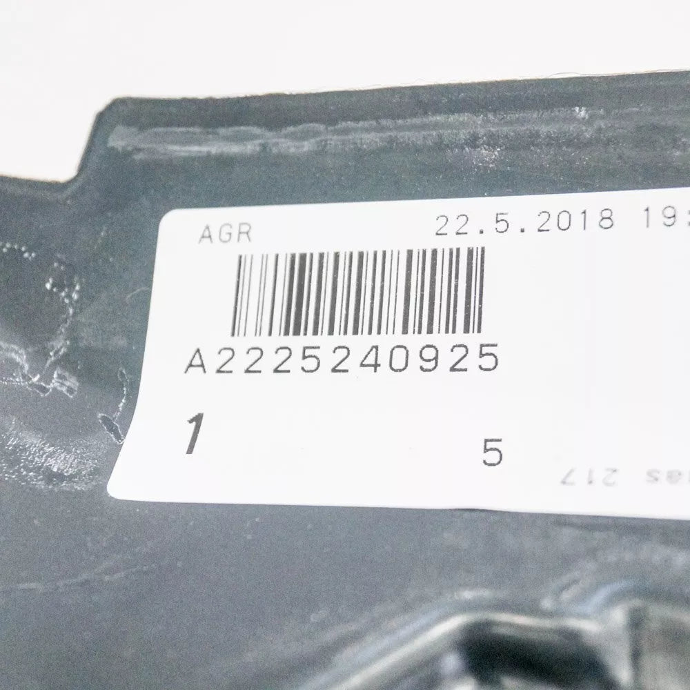 NEW MB S W222 AMG RIGHT SIDE SHIELD COVER A2225240925 ORIGINAL