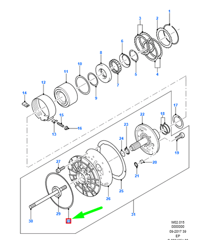new ford ranger mk2 transm oil pump seal 4449854 4w4p-7d441-aa original