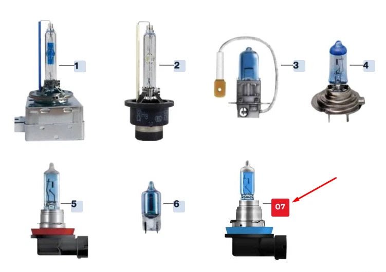 NEW BMW 5 GRAN TURISMO F07 HALOGEN HEADLIGHT LIGHT BULB 63112359505 ORIGINAL