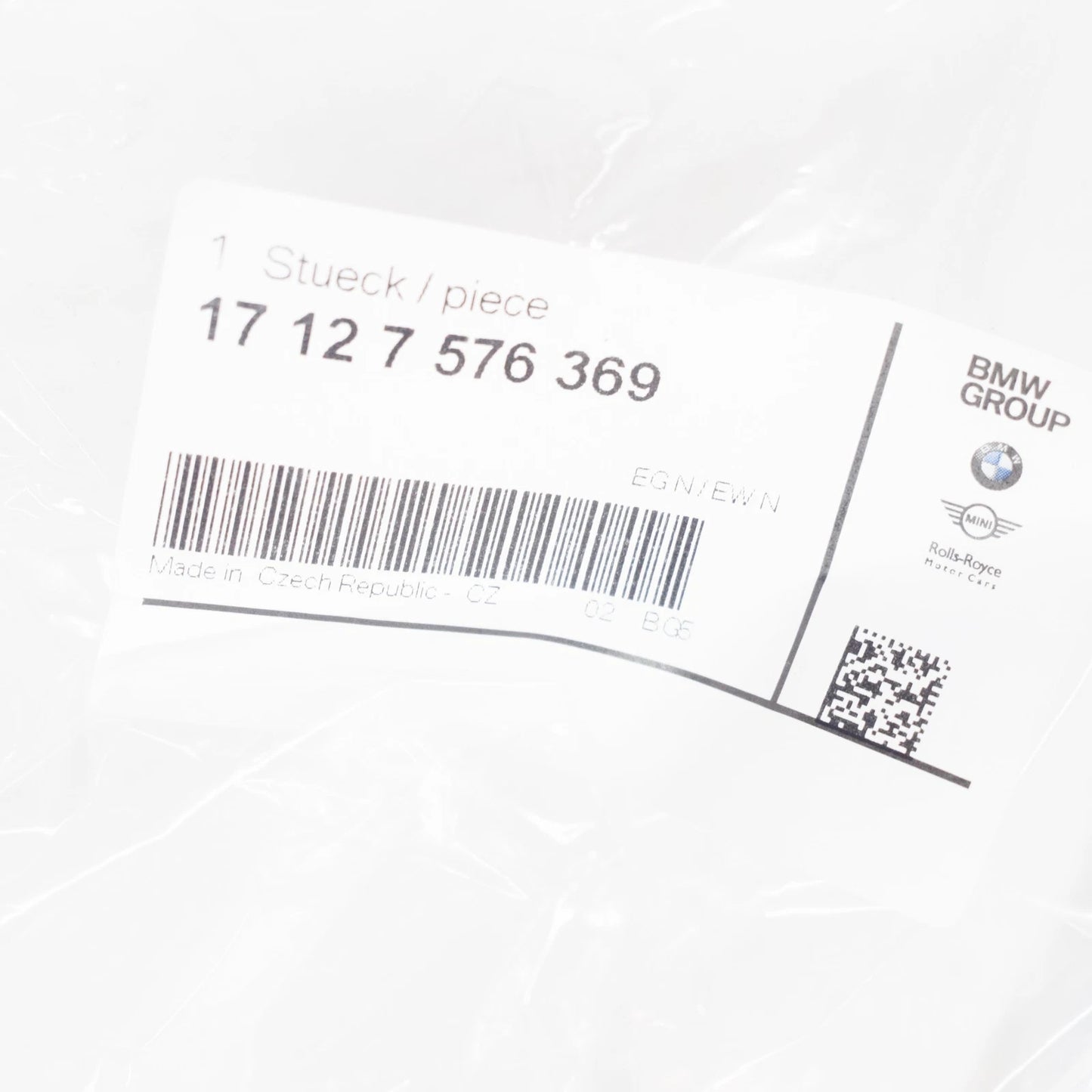 NEW BMW X5 E70 AIR CONDITION PIPES 17127576369 7576369 ORIGINAL