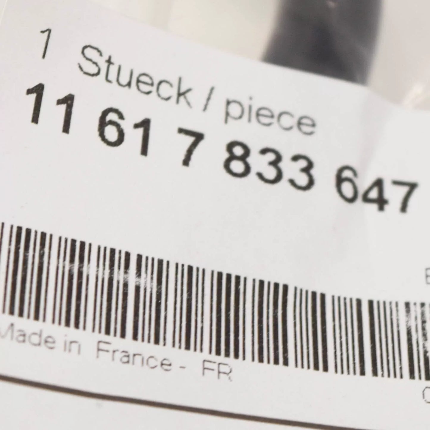 NEW BMW E46 COUPE ENGINE AIR SHUT OFF VACUUM VALVE 7833647 11617833647 ORIGINAL