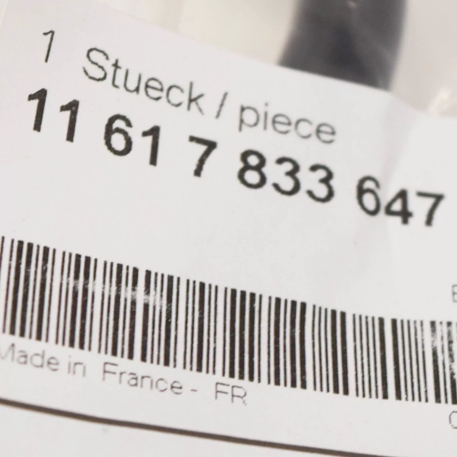 NEW BMW E46 COUPE ENGINE AIR SHUT OFF VACUUM VALVE 7833647 11617833647 ORIGINAL