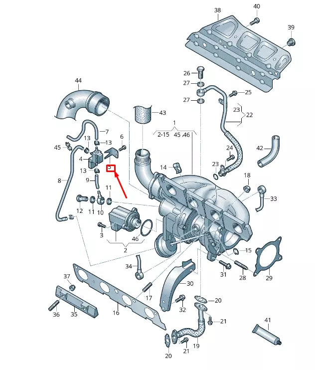 NEW VW TRANSPORTER VI T6 SOLENOID VALVE BRACKET 06J115261G