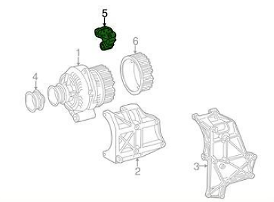 new mb m-class w163 voltage regulator a0021548506 3.2 petrol original