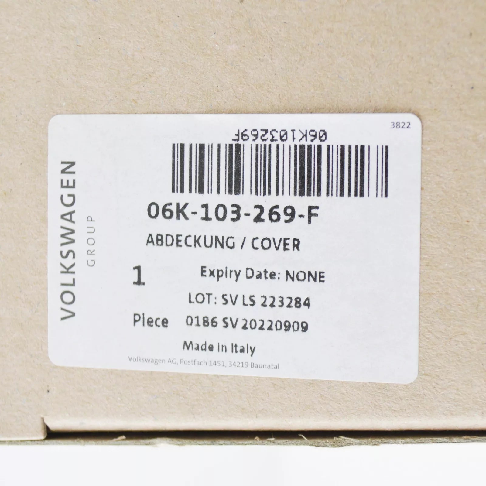 NEW AUDI A4 B9 ENGINE TIMING COVER 06K103269F