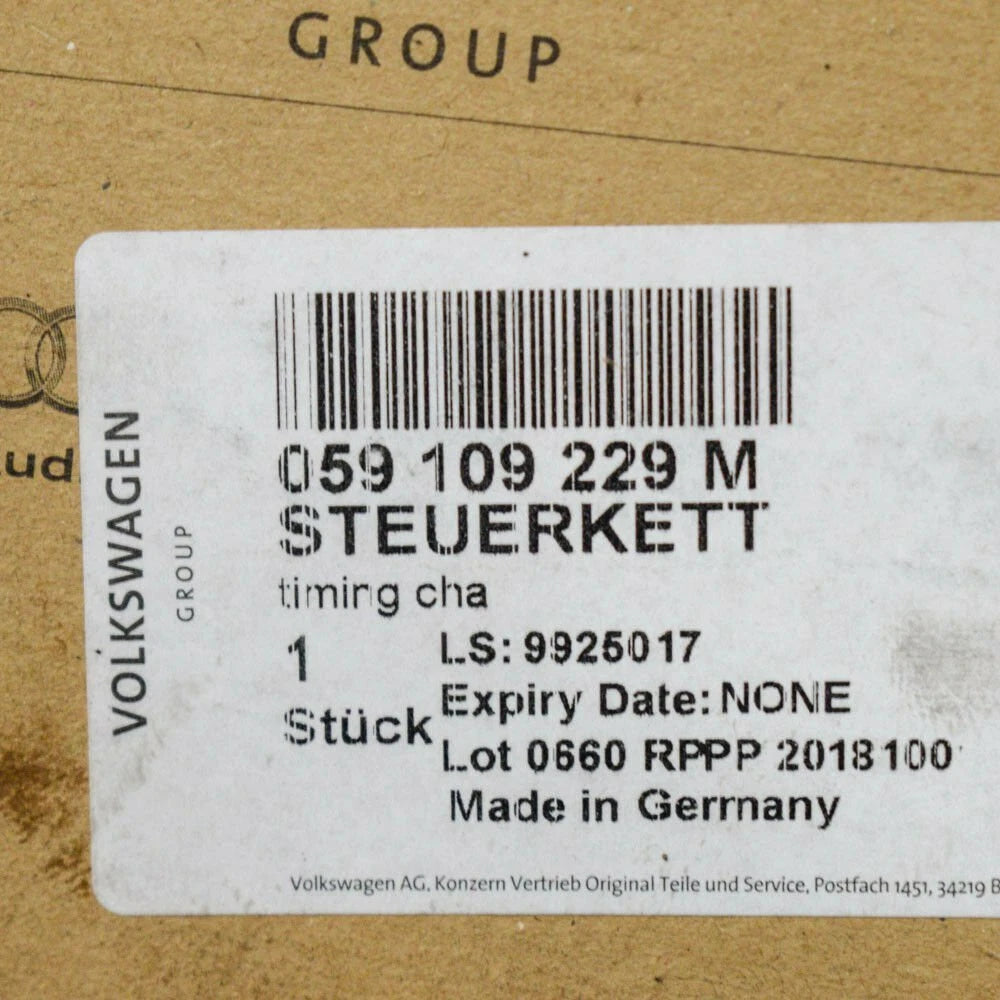 NEW AUDI A4 ENGINE CAMSHAFT TIMING CHAIN B8 2.7 TDI 120KW 059109229M ORIGINAL