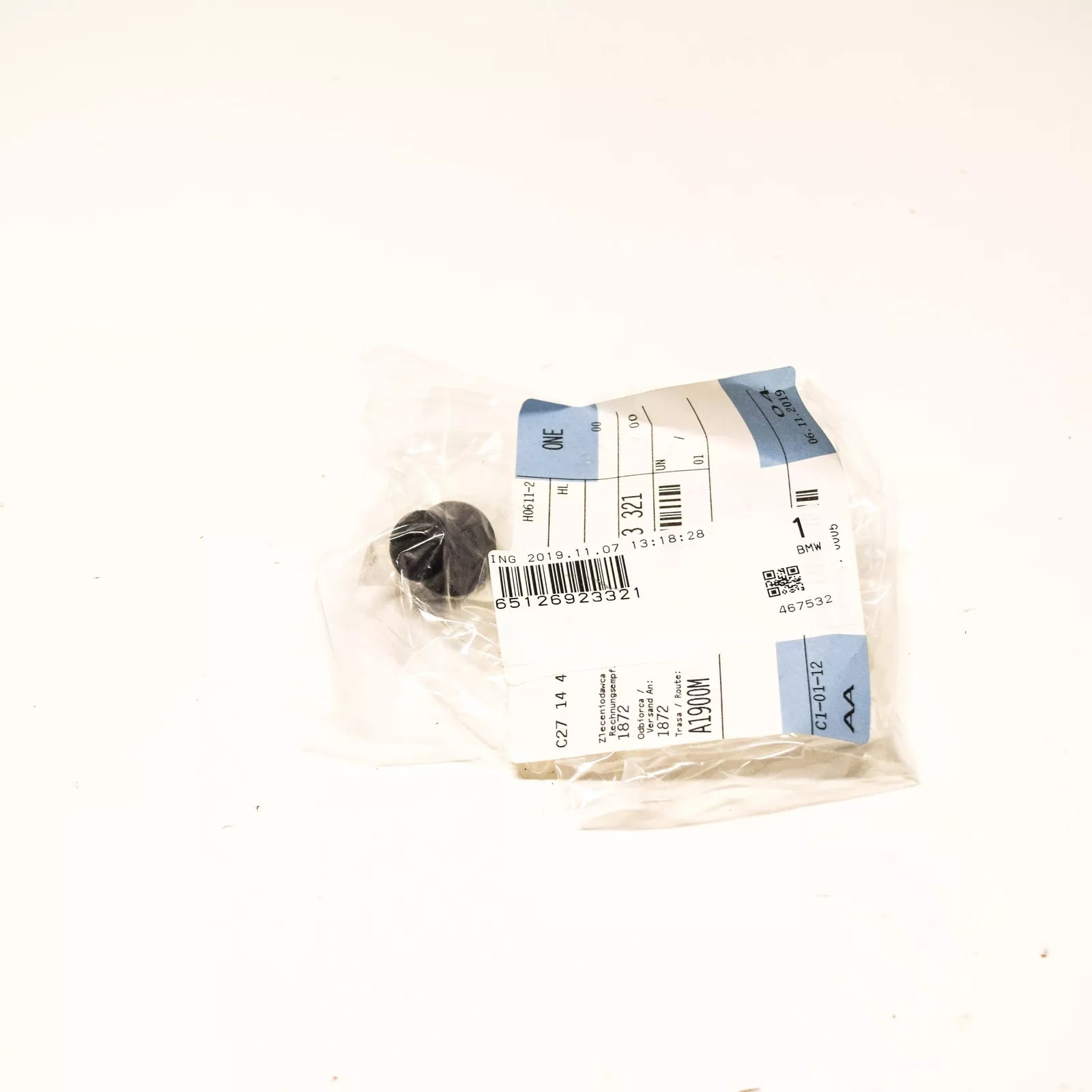 NEW BMW 3 E46 CD PLAYER RADIO VOLUME KNOB 65126923321 ORIGINAL