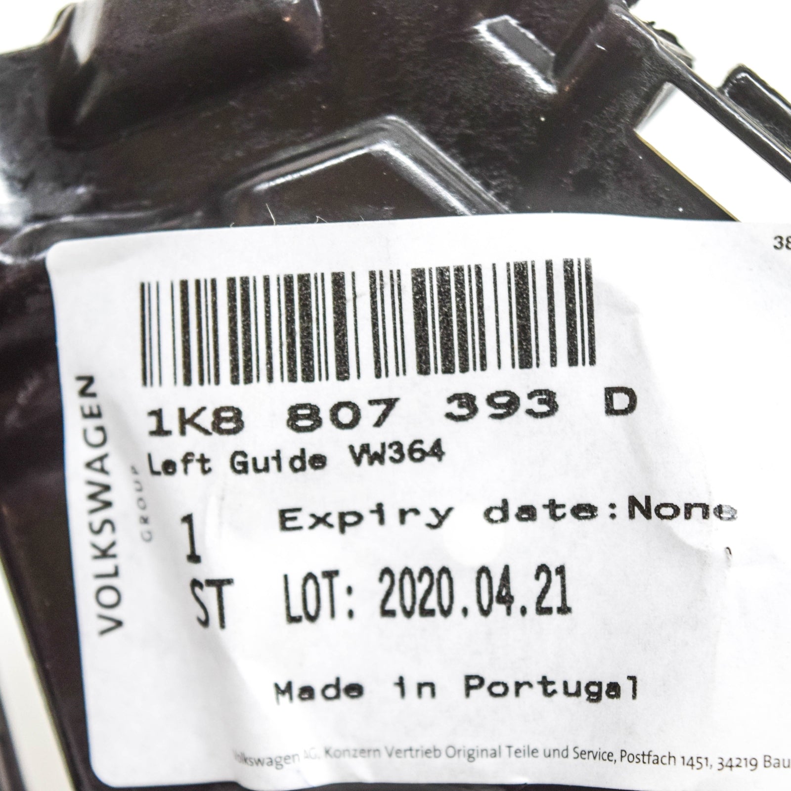 NEW VW SCIROCCO MK3 REAR BUMPER BRACKET MOUNT LEFT SIDE 1K8807393D ORIGINAL