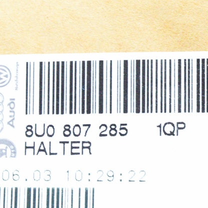 NEW AUDI Q3 8U FRONT BUMPER LICENSE PLATE HOLDER 8U08072851QP 2014