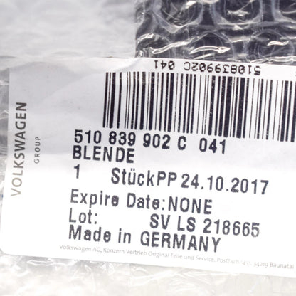 NEW VW GOLF SPORTSVAN REAR RIGHT DOOR EXTERIOR B-PILLAR TRIM AM1 510839902C041