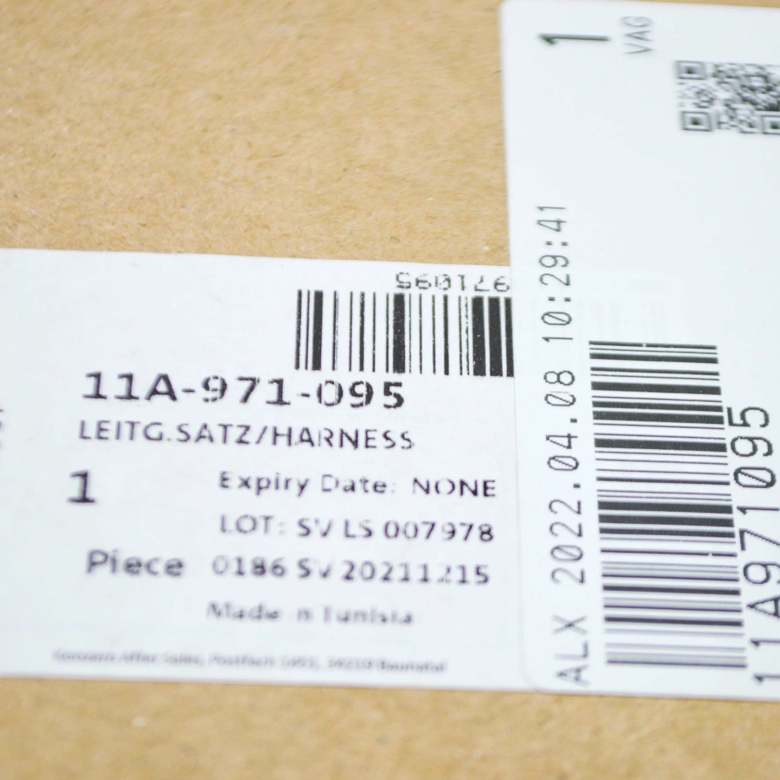 NEW VW ID.4 E21 FRONT PARKING AID PDC SYSTEM WIRING HARNESS 11A971095