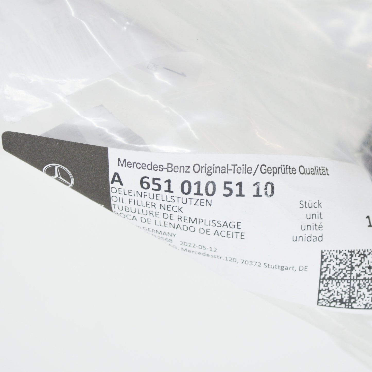 NEW MERCEDES-BENZ VITO W447 OIL FILLER NECK A6510105110 ORIGINAL