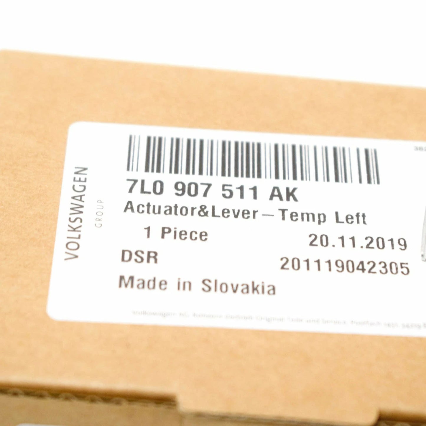 NEW AUDI Q7 4L LEFT HEATER MOTOR FLAPER ACTUATOR 7L0907511AK 2015 ORIGINAL