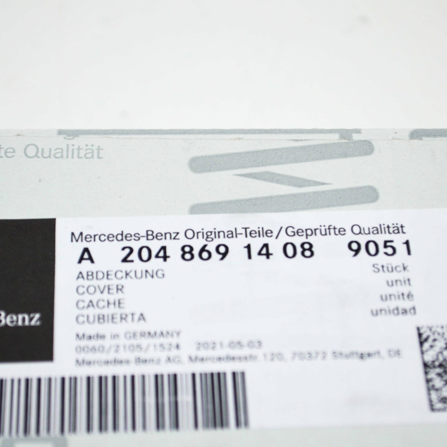 NEW MB CLA C117 REAR RIGHT LUGGAGE NET BRACKET COVER A20486914089051 ORIGINAL