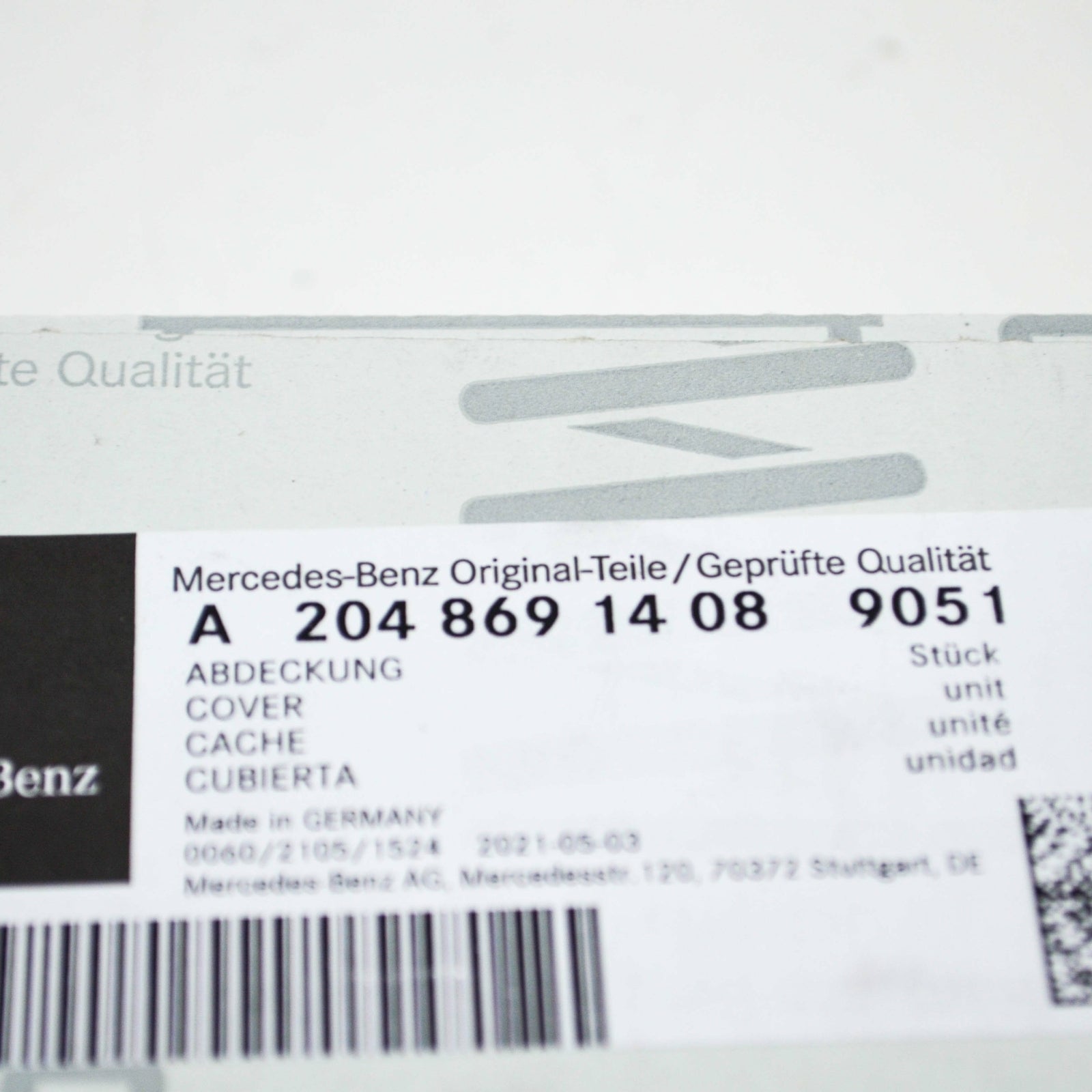 NEW MB CLA C117 REAR RIGHT LUGGAGE NET BRACKET COVER A20486914089051 ORIGINAL