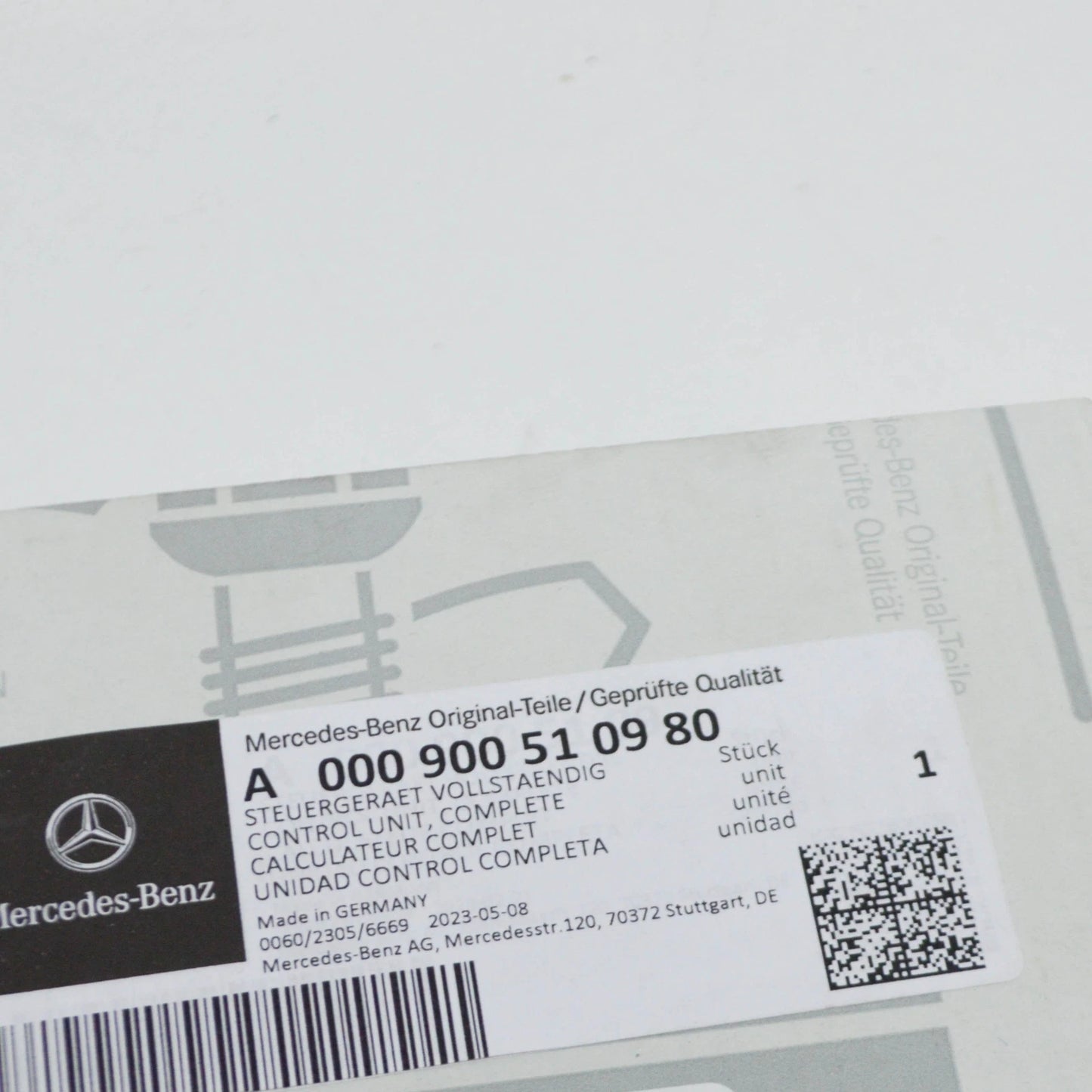 NEW MERCEDES-BENZ GLC X253 RADAR SENSOR CONTROL UNIT A0009005109 ORIGINAL