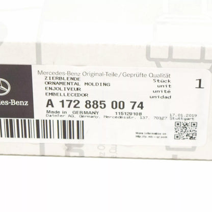 NEW MERCEDES-BENZ SLK R172 FRONT LEFT FOG LIGHT GRILLE TRIM A1728850074 ORIGINAL