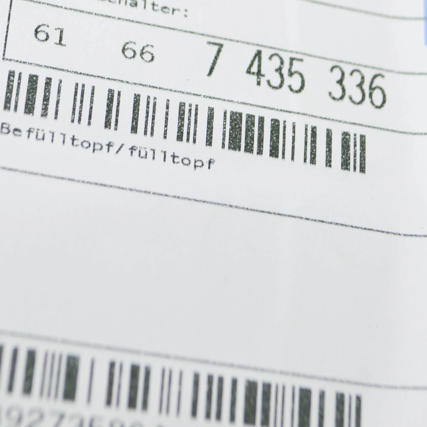 NEW BMW 8 CABRIO G14 WASHER FLUID FILLING POT 61667435336 7435336 ORIGINAL