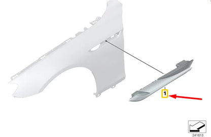 NEW BMW 6 F12 FRONT RIGHT ADDITIONAL TURN INDICATOR LAMP 63137221862 ORIGINAL