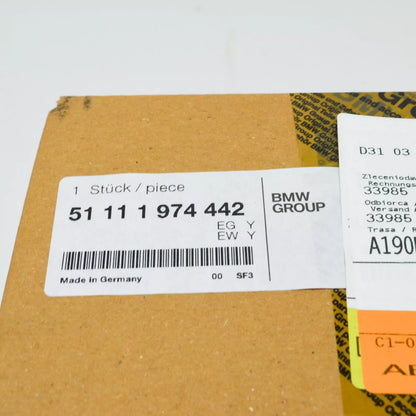 NEW BMW 7 E32 FRONT BUMPER RIGHT FLAP 51111974442 ORIGINAL