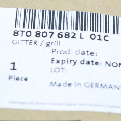 NEW AUDI A5 S5 8TA FRONT BUMPER RIGHT FOG LIGHT GRILLE 8T0807682L01C