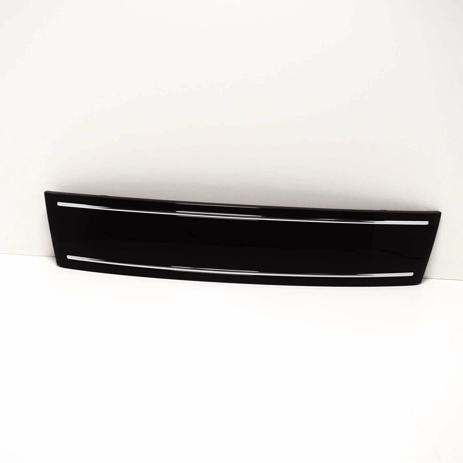 NEW AUDI Q7 FRONT GRILL NUMBER PLATE FILLER DELETE GLOSS BLACK 4L0807287T94