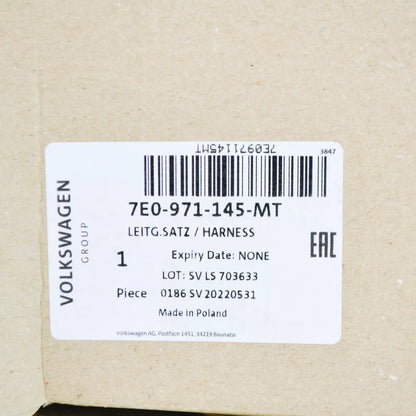 NEW VW TRANSPORTER VI T6 TAILGATE WIRING LOOM HARNESS 7E0971145MT