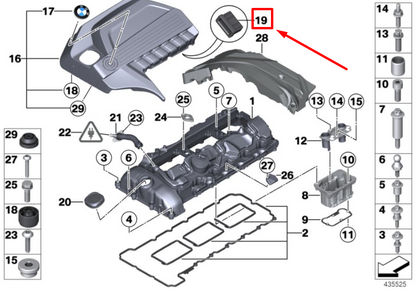 new bmw 2 coupe f87 upper radiator mount support 1712911 17111712911 original