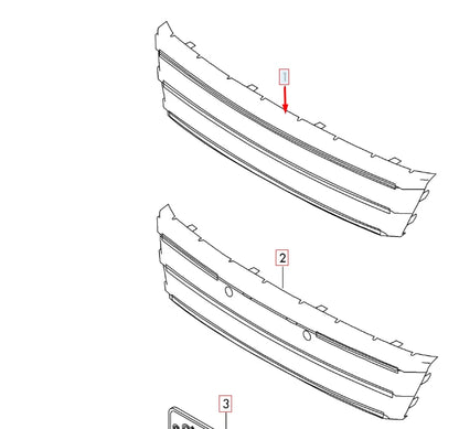 NEW AUDI R8 42 FRONT BUMPER LICENSE PLATE HOLDER 420807285H2ZZ 2015 ORIGINAL
