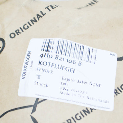 NEW AUDI A8 D4 FRONT FRONT RIGHT FENDER WING  4H0821106B OEM