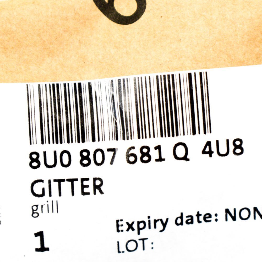 NEW AUDI Q3 8U FRONT LEFT BUMPER GRILL 8U0807681Q4U8 ORIGINAL