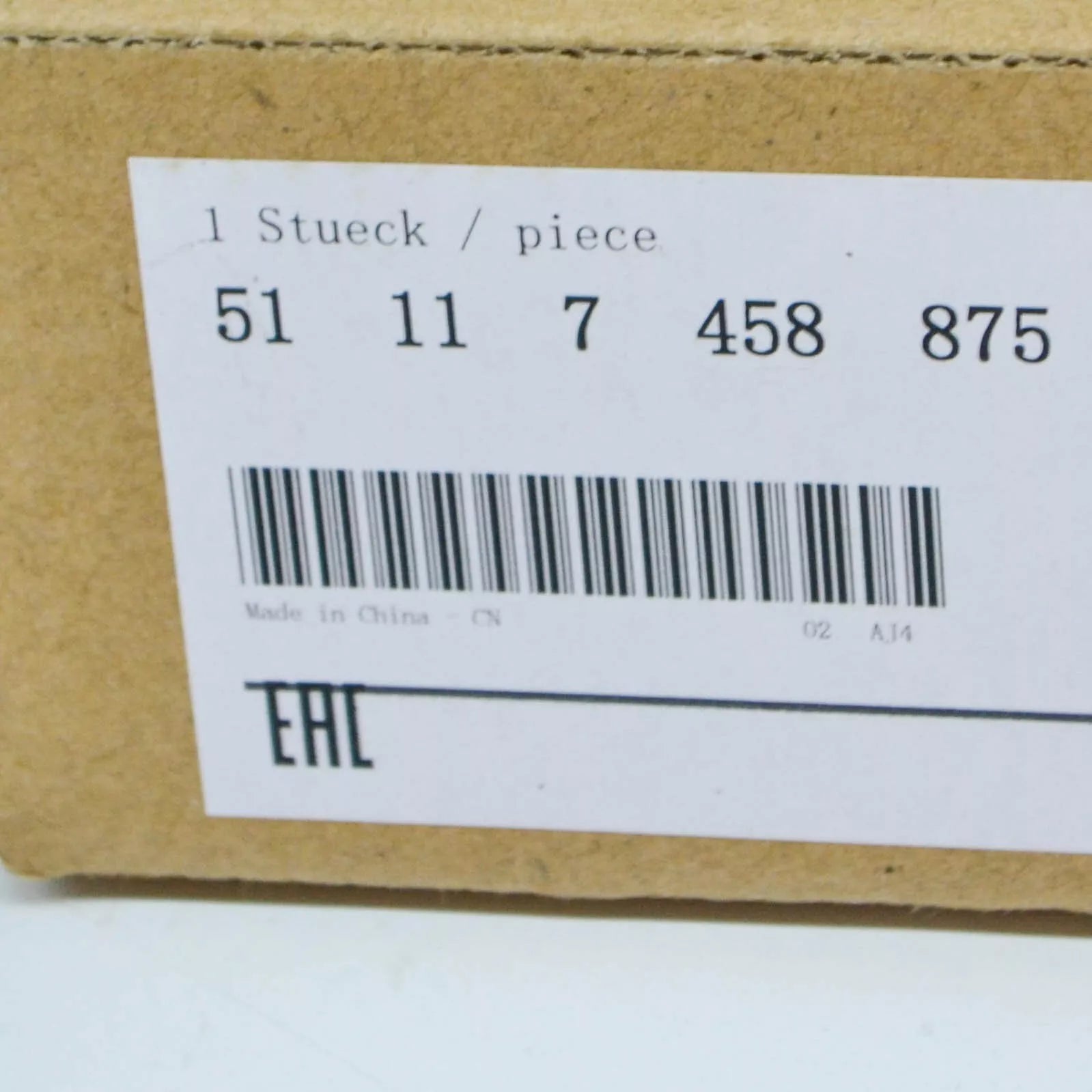 NEW BMW X3 G01 REAR BUMPER CENTER MOLDING CHROME STRIP 51117458875 ORIGINAL