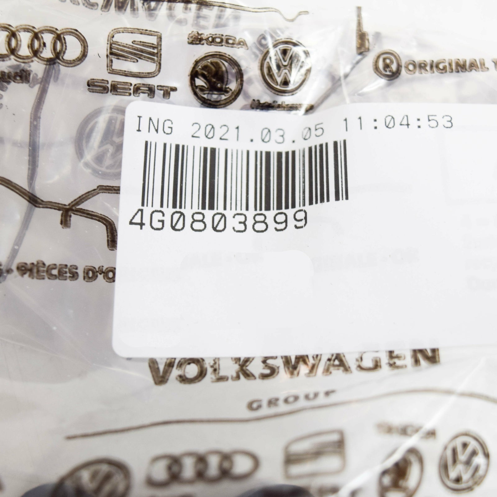 NEW AUDI A1 MK1 SPARE WHEEL MOUNTING NUT 4G0803899 ORIGINAL