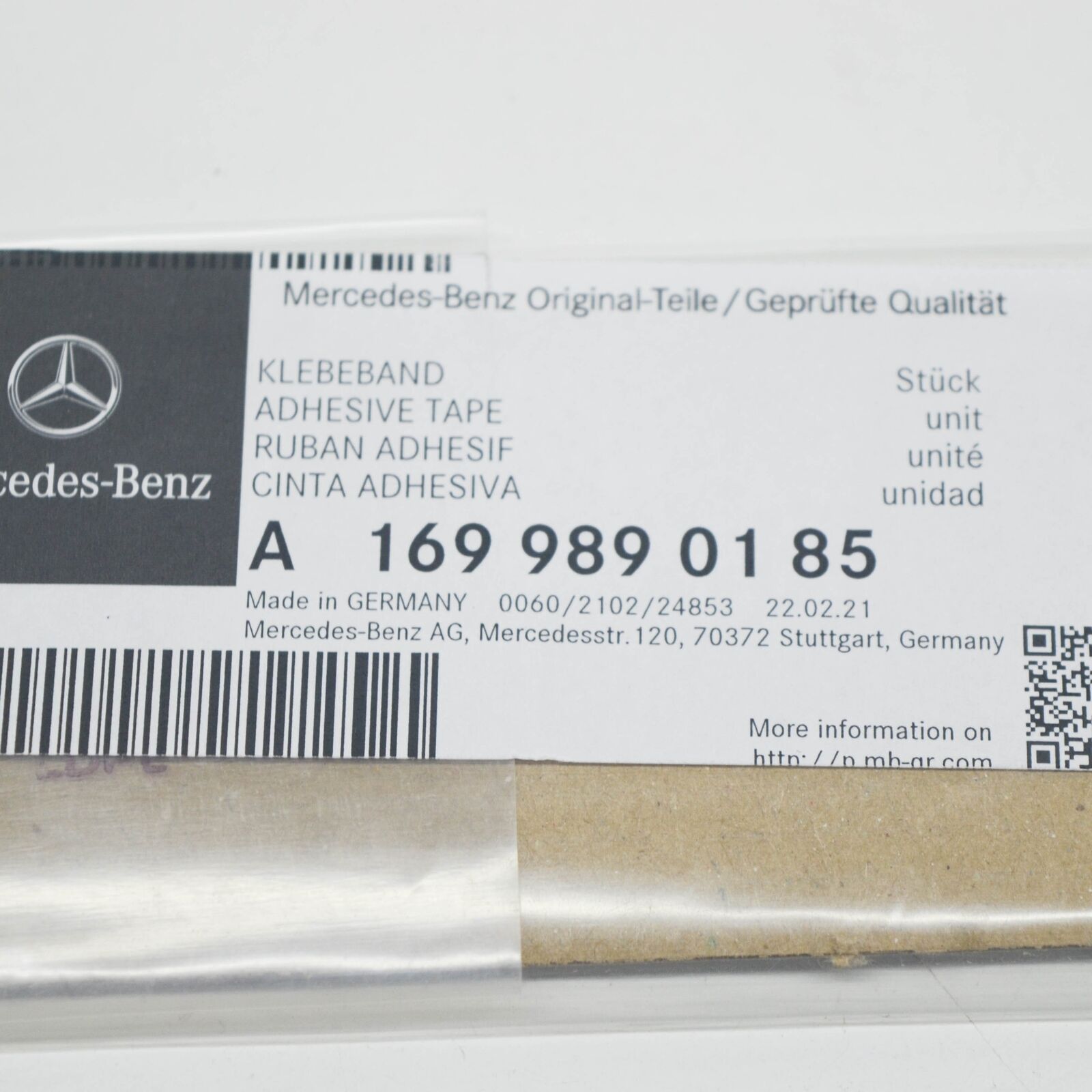 NEW MERCEDES-BENZ A W169 REAR BUMPER LEFT SIDE REFLECTOR A1699890185 ORIGINAL