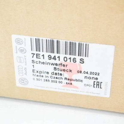 NEW VOLKSWAGEN TRANSPORTER T5 FRONT RIGHT HEADLIGHT LHD 7E1941016S ORIGINAL