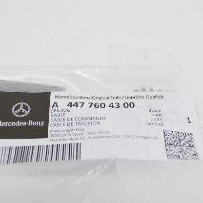 NEW MERCEDES-BENZ VITO W447 REAR END DOOR RIGHT CABLE A4477604300 ORIGINAL
