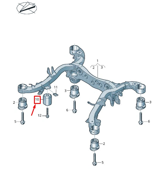 NEW AUDI A6 4A C8 REAR AXLE BALANCE WEIGHT 4K0505563