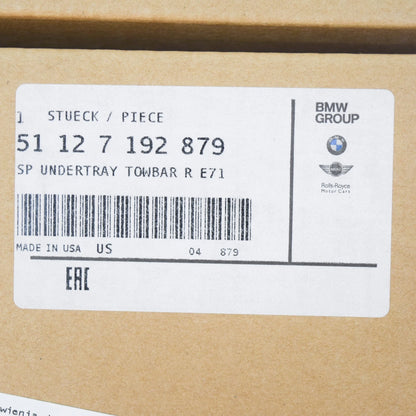 NEW BMW X6 E71 REAR BUMPER LOWER SPOILER TRIM 51127192879 ORIGINAL