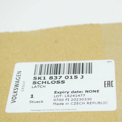 NEW VW JETTA A6 FRONT LEFT DOOR LOCK LHD 5K1837015J ORIGINAL