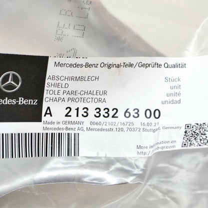 NEW MERCEDES-BENZ GLC COUPE C253 FRONT AXLE GEARBOX SCREEN A2133326300 ORIGINAL