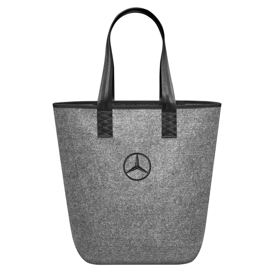 Genuine Mercedes-Benz Shopper Sac Shopping Bag Gris Noir B66952989