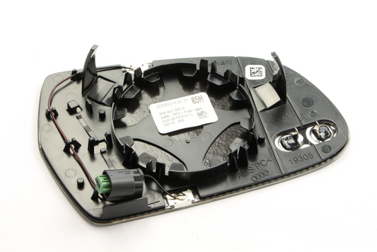 new audi a4 b8 front left door mirror glass 8f0857535h original