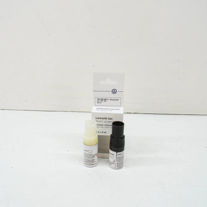 NEW VW AUDI MOCCA ANTHRACITE PEARL EFFECT TOUCH UP PAINT SET LST0P2C8Z ORIGINAL