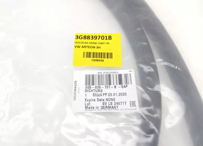 NEW VOLKSWAGEN ARTEON 3H7 REAR LEFT DOOR OUTER SEAL 3G8839701B5AP ORIGINAL