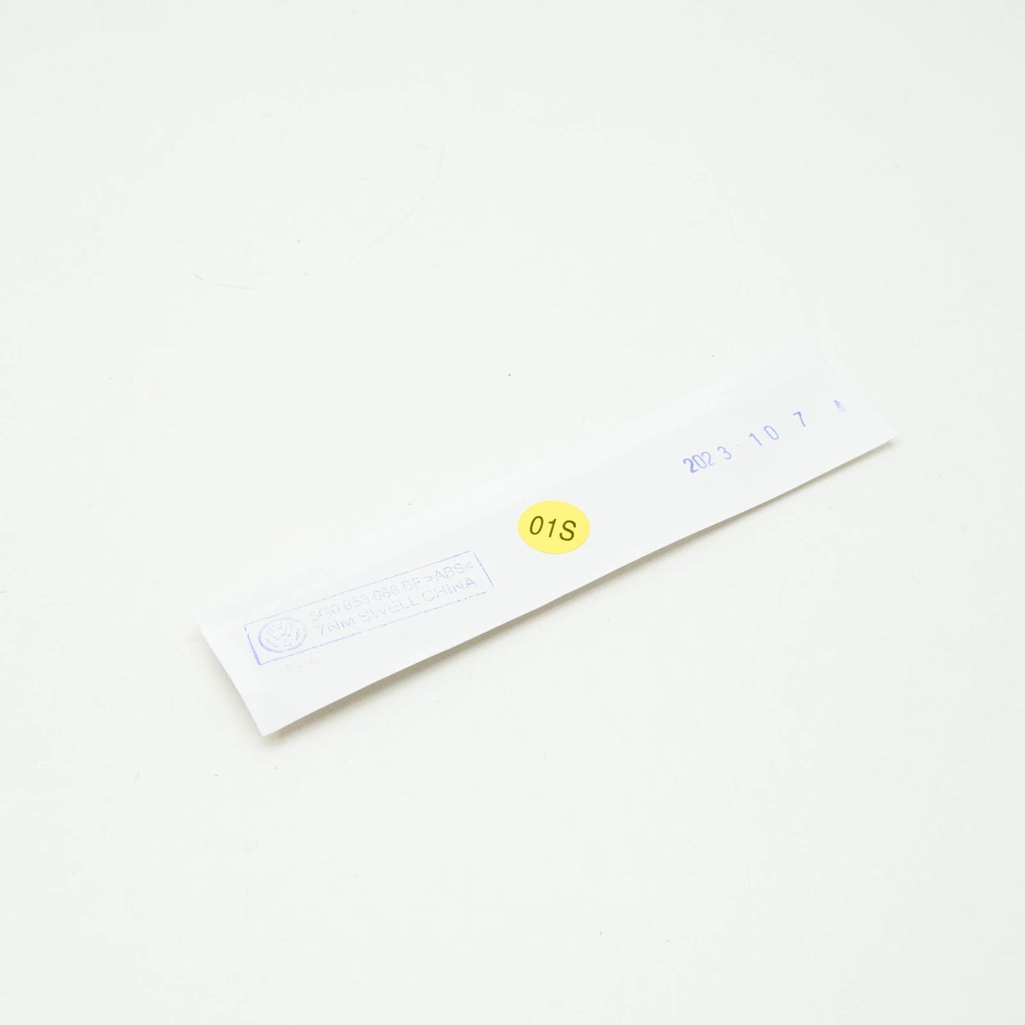 NEW VOLKSWAGEN GOLF 5G MK7 LEFT WING MANUFACTURER BADGE 5G0853688BFFOD ORIGINAL